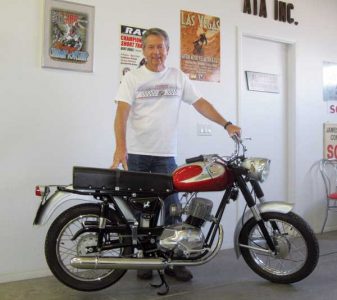 Evel Knievel and a Norton P-11 Image